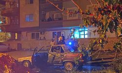 Otomobilin LPG tankı bomba gibi patladı
