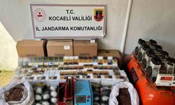 Piyasa değeri yaklaşık 800 bin TL olan makaron ve elektronik sigara ele geçirildi