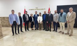 AGF Heyetinden Anamur Kaymakamına Ziyaret