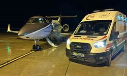 Ağrı’da kalp hastası yeni doğan bebek ambulans uçakla Ankara’ya sevk edildi