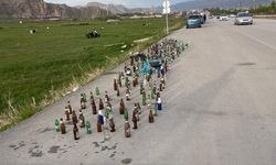Alkol şişeleri tarihi gölgede bıraktı: Şişelerin rastgele atılmasına tepki