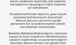 Beşiktaş Belediyesi’nden ‘çöp toplama’ açıklaması