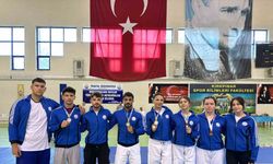 BEUN Judo takımı şampiyonaya damga vurdu; 6 madalya, 2 kupa