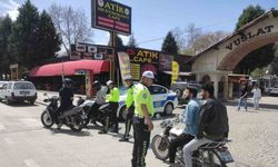 Beyşehir’de kask takmayan motosikletliler kameralardan belirlenip ceza yazılıyor