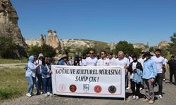 Doğal ve kültürel mirasına sahip’ sloganıyla 5 kilometre yürüdüler