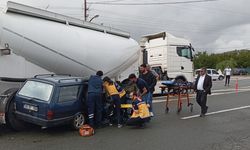 Malatya’da silobas ile otomobil çarpıştı: 1 yaralı