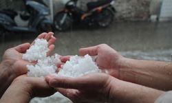 Manisa’da dolu yağışı etkili oldu