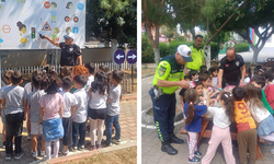 Tarsus Polisi'nden Öğrencilere Uygulamalı Trafik Eğitimi