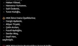 Bakan Tunç, HSK Birinci Daire Başkanlığına Turan Kuloğlu’nun seçildiğini duyurdu