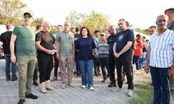 Başkan Çerçioğlu yangın bölgesinde