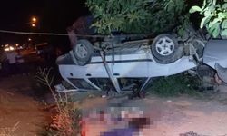 Hafif ticari araç takla attı: 1 ölü, 1 yaralı