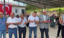 Hayırseverlerin desteği ile yapılan mescit ibadete açıldı