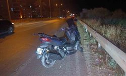Kontrolden çıkan motosiklet devrildi: 2 yaralı