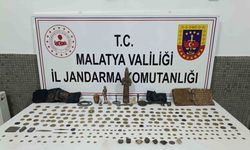 Malatya’da tarihi eser kaçakçılarına operasyon: 2 gözaltı