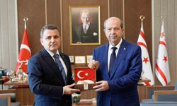 Tarihi Alan Başkanı Kaşdemir’den KKTC Cumhurbaşkanı Tatar’a ziyaret