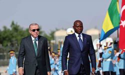 Cumhurbaşkanı Erdoğan, Gabon Cumhurbaşkanı Nguema’yı törenle karşıladı