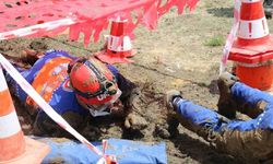 Hakkari UMKE ekibinden tatbikat