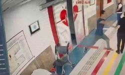 Hastanedeki bıçaklı saldırı kamerada