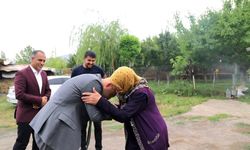 Kaymakam Ekinci’den şehit ailesine ziyaret