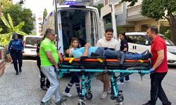 Klima tamiri yapmak isterken merdivenden düşen usta yaralandı