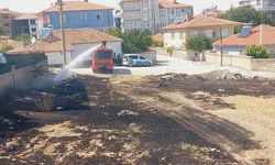 Kulu’da boş arsada yangın paniği