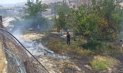 Malatya’da bahçe yangını