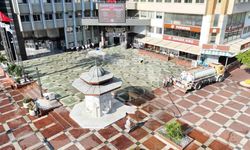Nazilli meydanı temizilendi