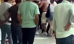 Şehrin göbeği boks ringine döndü: O anlar kamerada