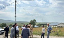 Susuz kaymakamı Tutal, kurum amirleriyle köyleri dolaşıyor