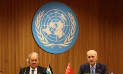 TBMM Başkanı Kurtulmuş, Filistin Ulusal Konseyi Başkanı Fattouh ile bir araya geldi