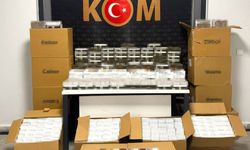 Yalova’da 150 bin adet dolu makaron ele geçirildi
