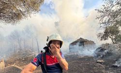 Bergama’da orman yangını: Alevler evlere sıçradı