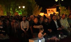 Darende’de yazlık sinema günleri başladı
