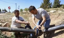 Erdemli’nin kırsalına sulama borusu desteği
