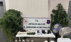 Evini uyuşturucu serasına çevirdi, kaçamadı