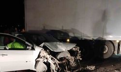 Malatya’da tır ile otomobil çarpıştı: 3 yaralı