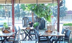 Mersin’de yoldan çıkan araç ağaca çarparak devrildi