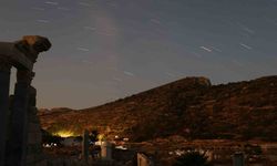 Meteor yağmuru Kindos Antik Kenti’nde görsel şölen oluşturdu