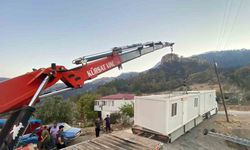 Silifke Yangınında Evleri Yanan Ailelere Konteyner Desteği