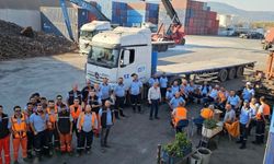 Roda Limanı’nda iş bırakma eylemi