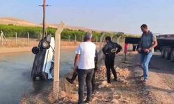 Şanlıurfa’da otomobil sulama kanalına düştü: 2 kişi kurtarıldı