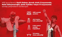 ’Seyit Onbaşı’ ve ’Naim Süleymanoğlu’ petrol sondaj kuleleri iş başında