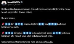 Sındırgı depremi sonrası hasar tespit çalışmaları devam ediyor