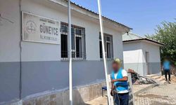 Şırnak’ta köy okulu yükümlüler eliyle yenilendi