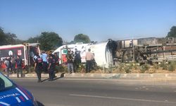 Tekirdağ’da kamyon kazası: 1 yaralı
