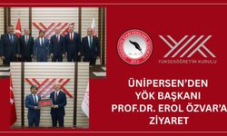 ÜNİPERSEN’den YÖK Başkanı Özvar’a ziyaret