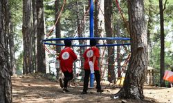Zorkun Yaylası Şenlik Tepesi’nde oryantiring heyecanı