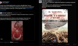 EGM’den, Büyük Taarruz'un Yıl Dönümünde Skandal Paylaşım!