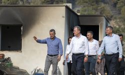 Vahap Seçer Yangın Bölgesinde İncelemelerde Bulundu