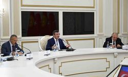 Cumhurbaşkanı Yardımcısı Yılmaz, Kırgızistan Bakanlar Kurulu Başkanı Kasımaliyev ile görüştü